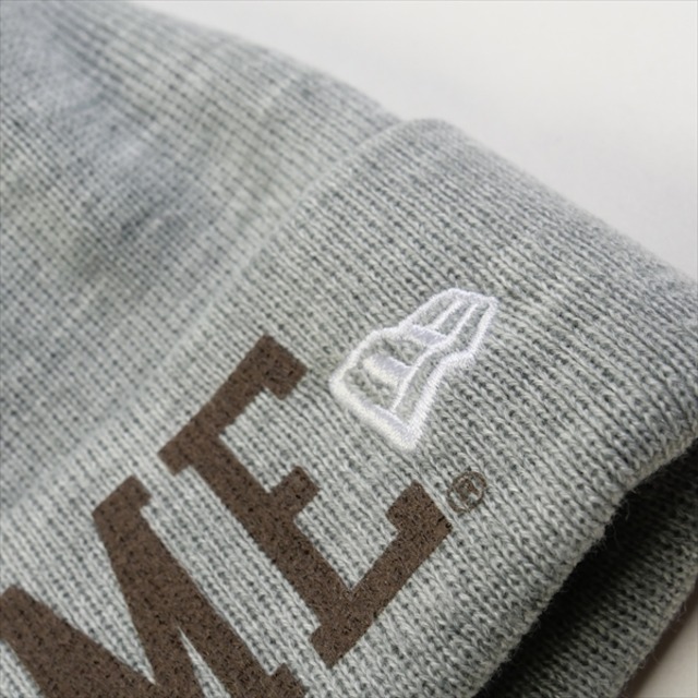 Supreme New Era Varsity Beanie Heather Grey