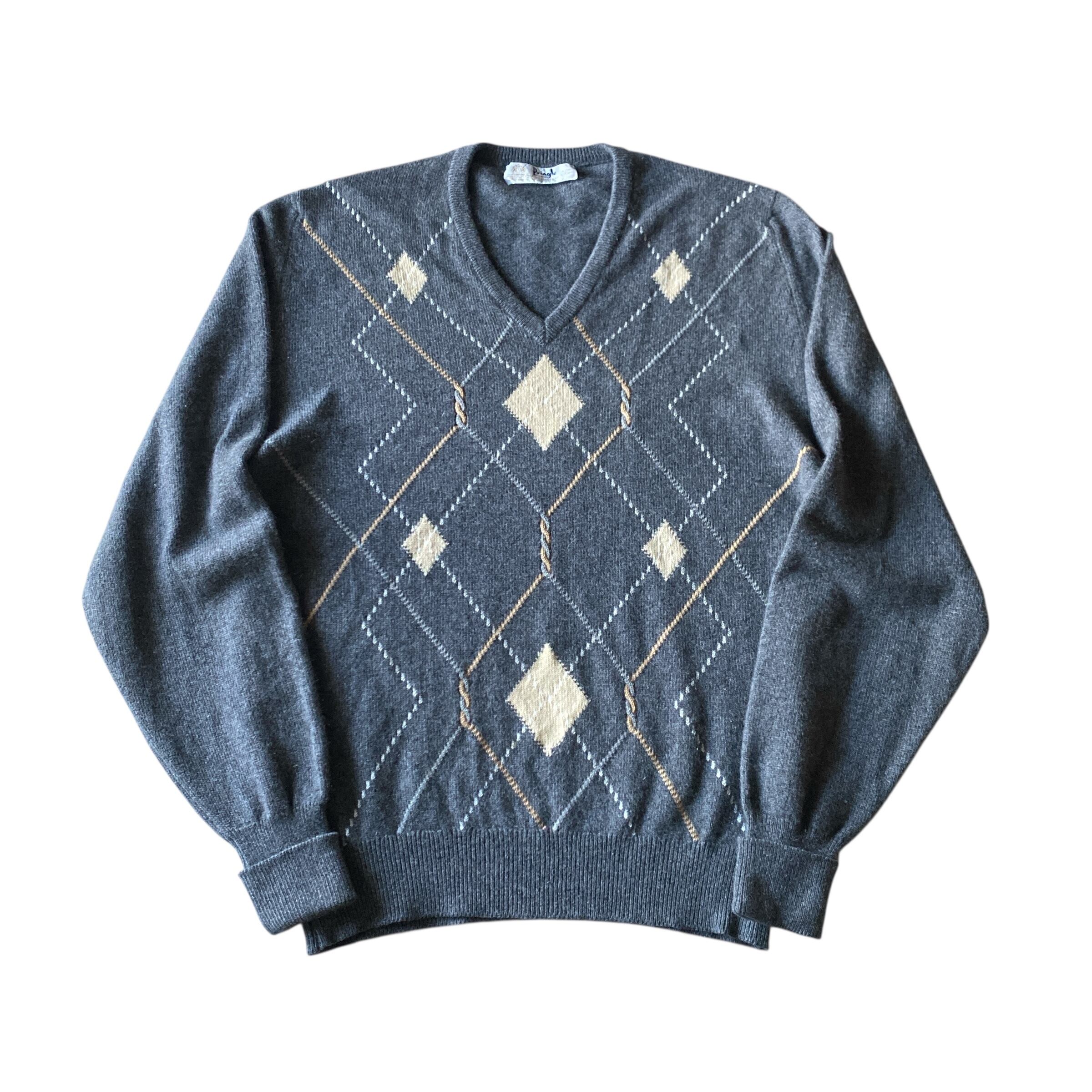 90s LANDS\u0027END drifter cotton knit made in USA | 古着屋2000