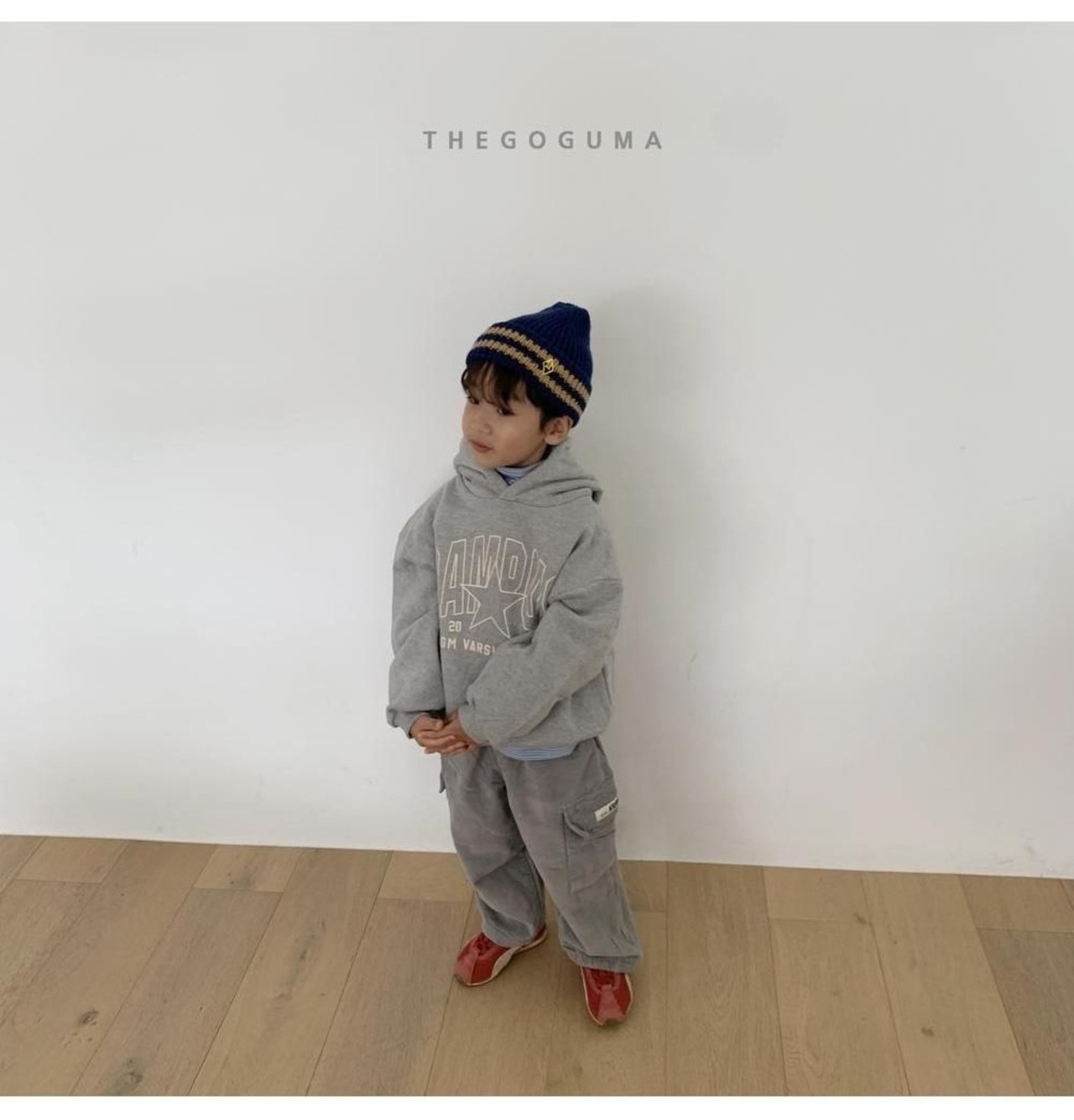 ザゴグマ / THE GOGUMA / キャンパスフードT / 韓国子供服 / キッズ / 26winter〖取寄〗*XS~XL*
