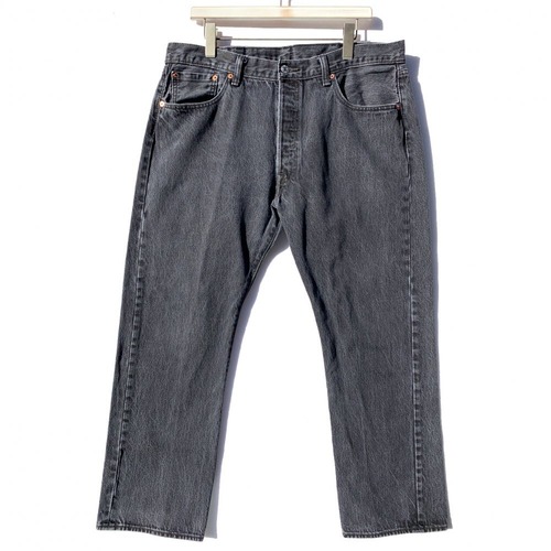 Levis 501 Black [Levis 501-0660 Made in Egypt] Vintage Black Denim Pants W-38 L-30