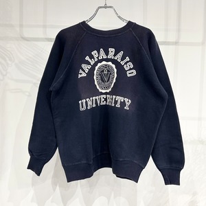 【USED】60s Vintage Champion ロゴプリント コットンスウェット ネイビー