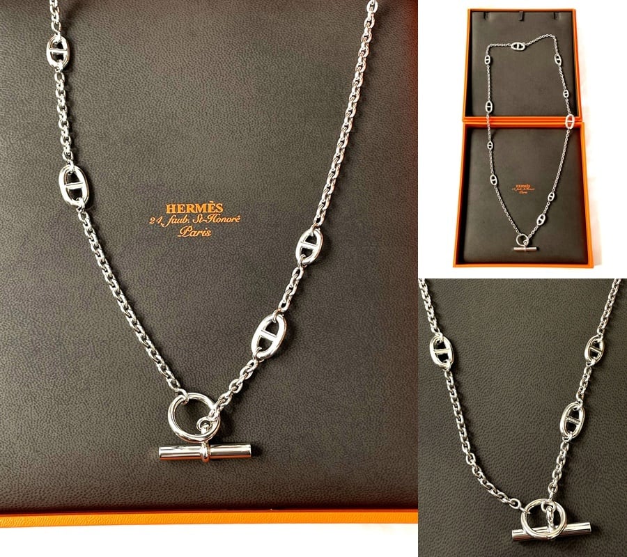 HERMES エルメス シェーヌダンクル ファランドール ロング