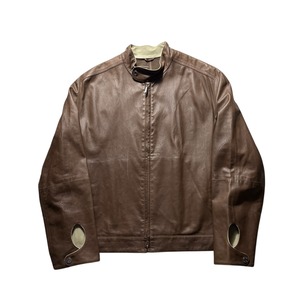 DUNHILL “Automobile Tailors” goatskin riders jacket
