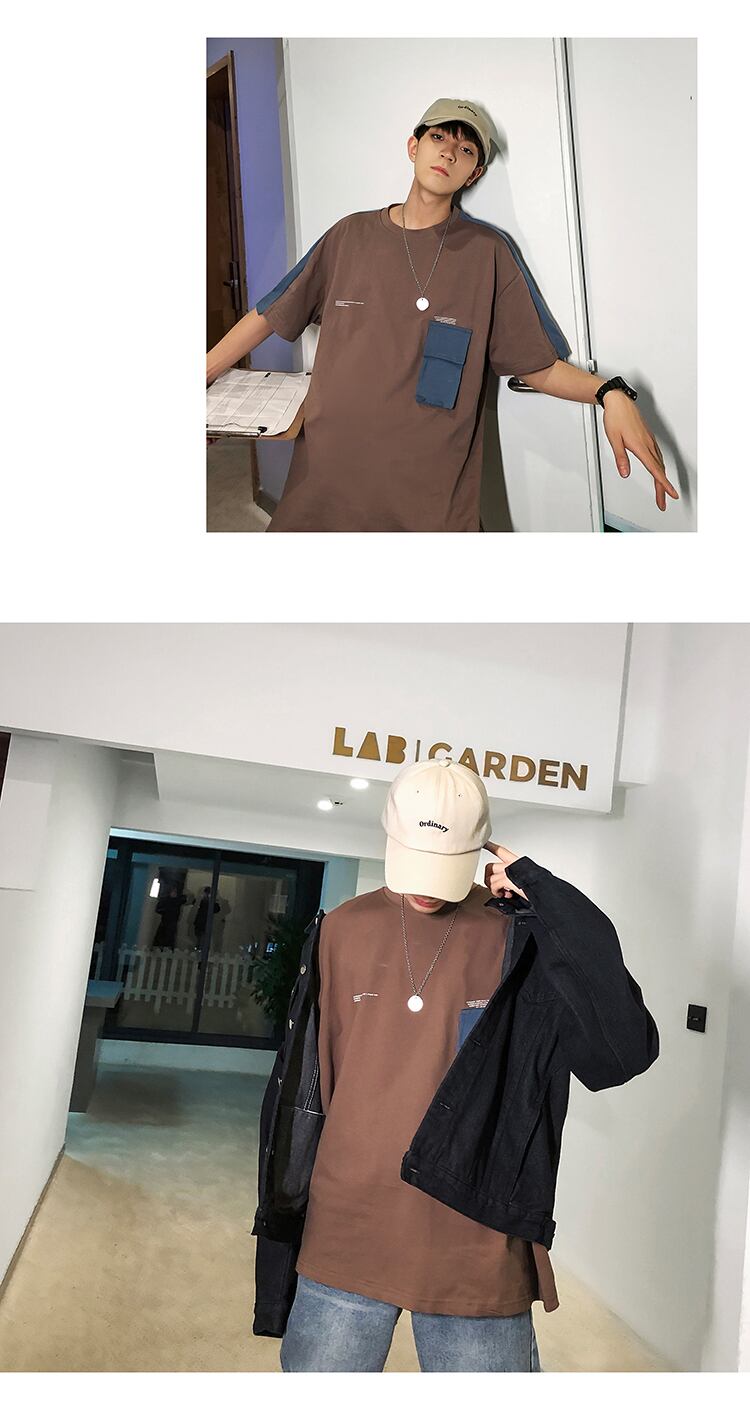 全2色 Tシャツ カットソー カジュアル シンプル 無地 おしゃれ