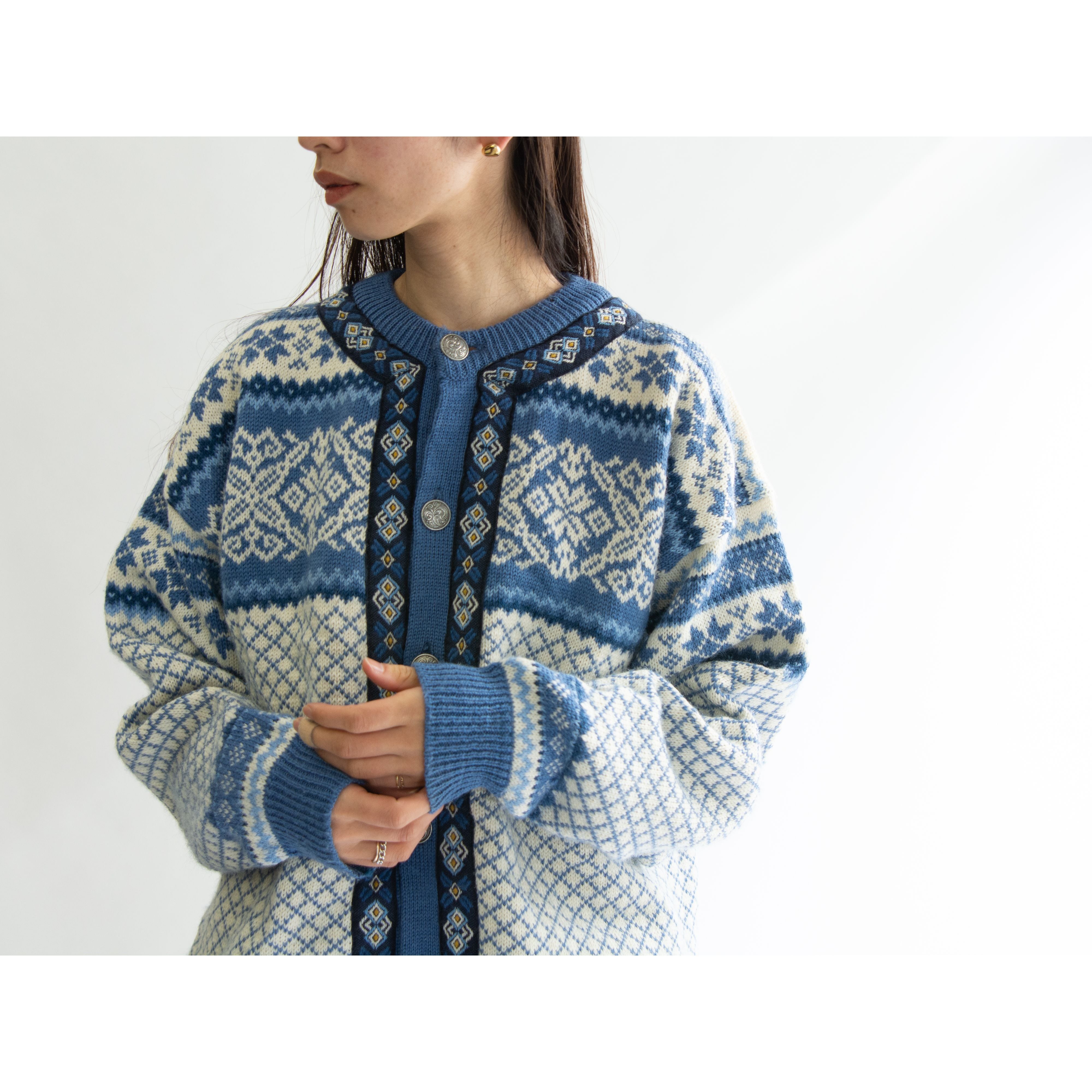 【FJORD】Made in Norway Nordic knit wool cardigan sweater ...