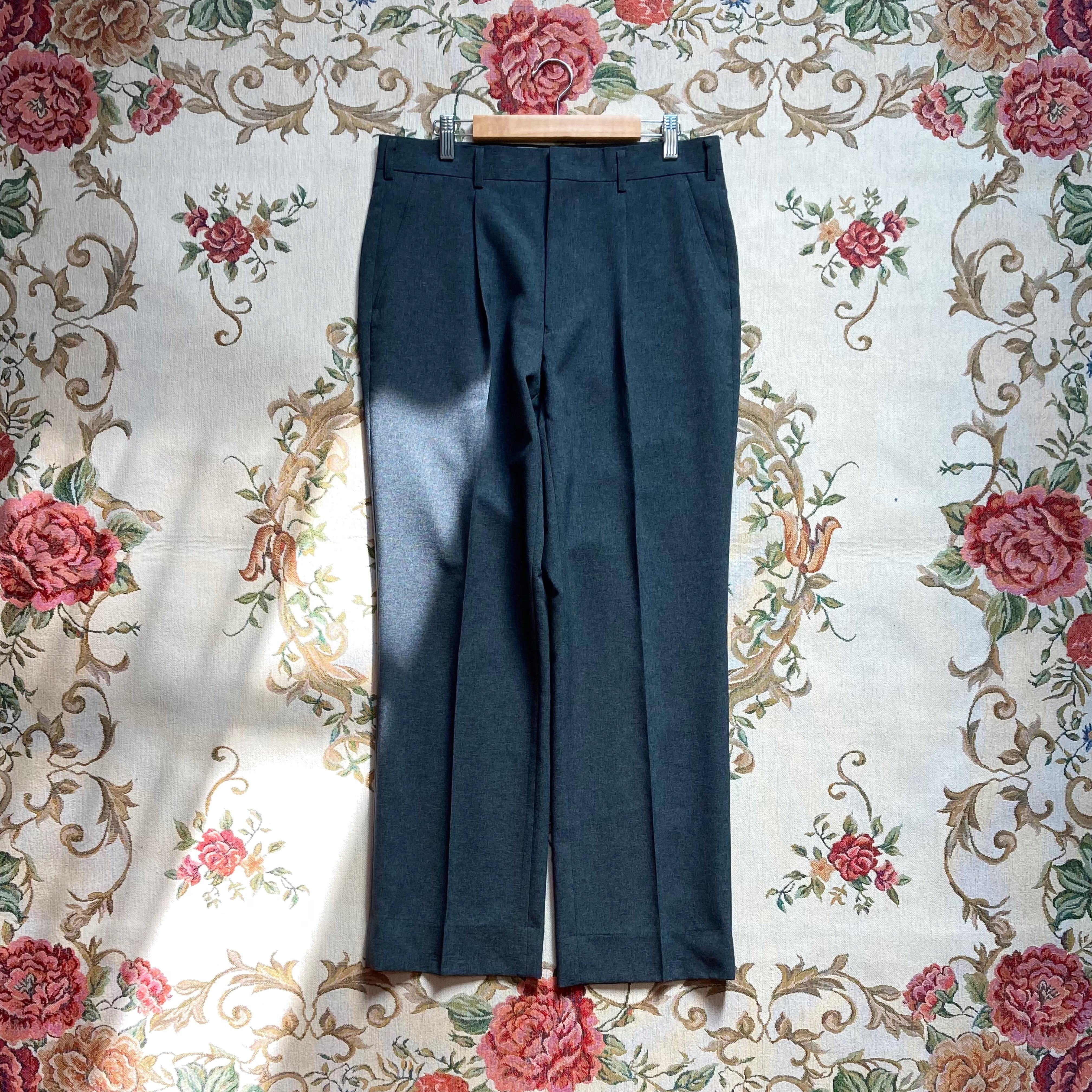 retro dark gray slacks