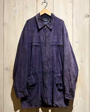 【a.k.a.C.a.k.a vintage】“Dunhill” Beautiful Color Vintage Suede Coverall