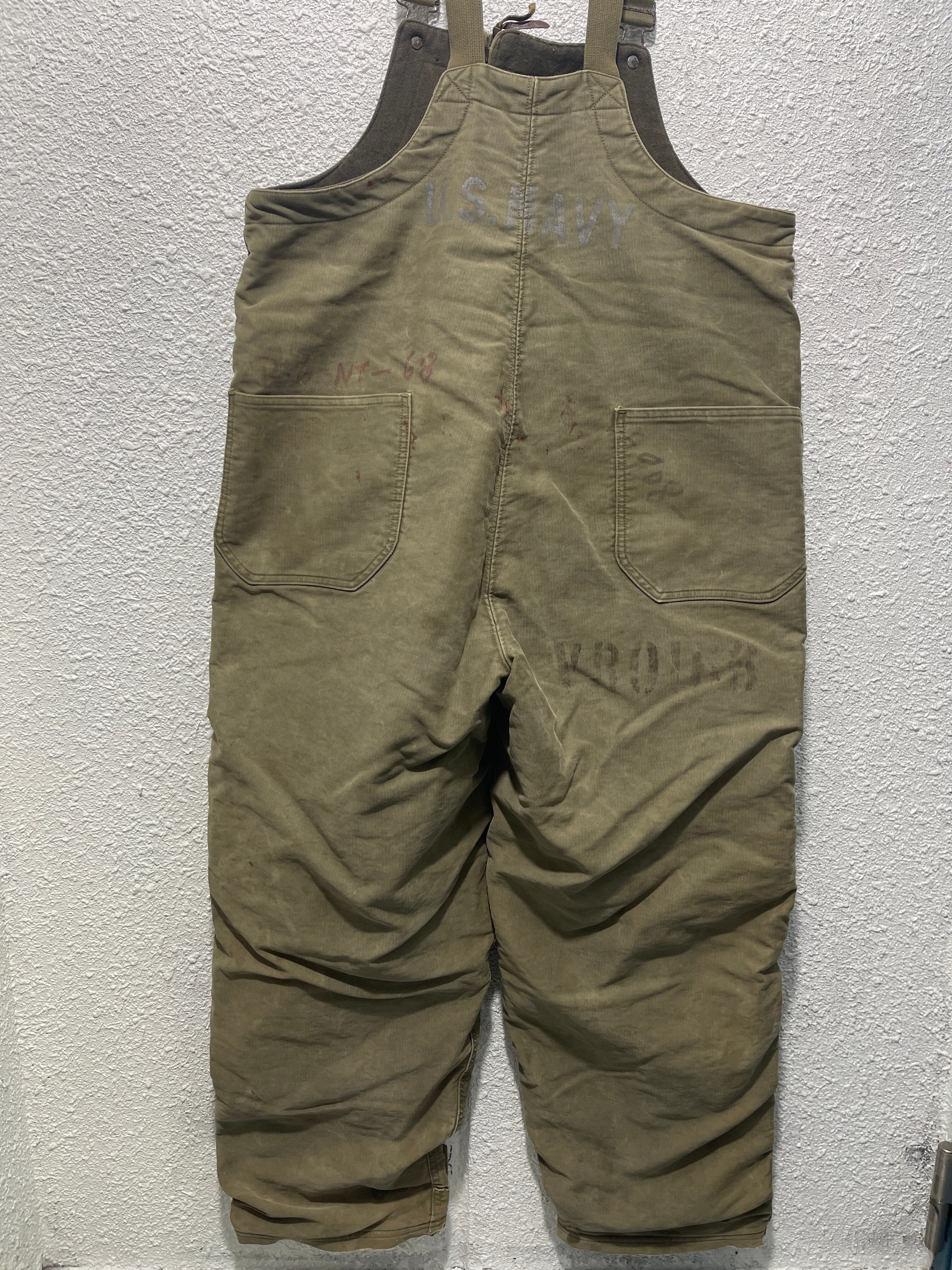 2074 40s M US NAVY N-1 DECK PANTS N-1 デッキパンツ 1940年代 | elpaso