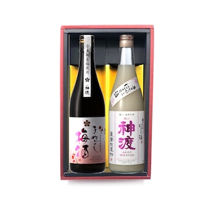 神渡昔ながらのにごり酒 ・神渡きぬごし梅酒　720ml×2本ｾｯﾄ　