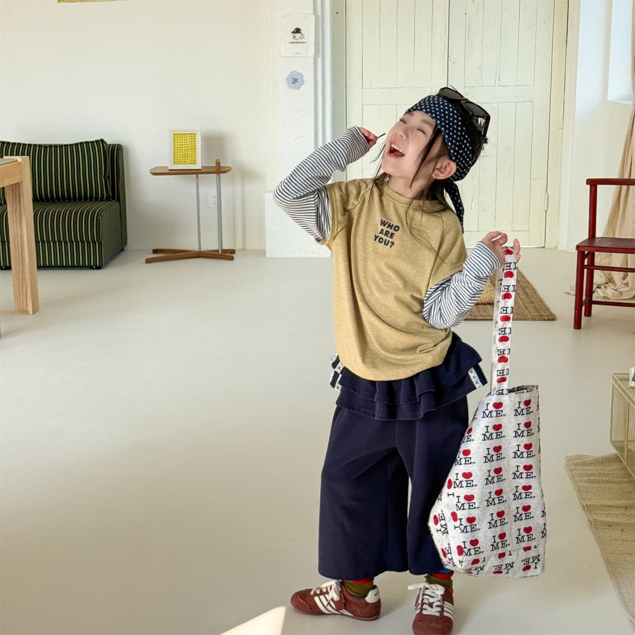 [bdiary] Wide Pants with a Via Ruffle Skirt / [비다이어리] 비아러플치마바지와이드팬츠