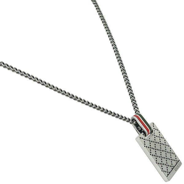 New GUCCI グッチ ネックレス ディアマンテ モチーフ プレート