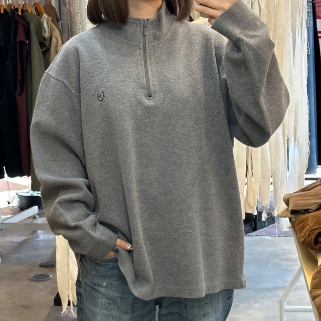 CHAPS halfzip knit/チャップスハーフジップニット