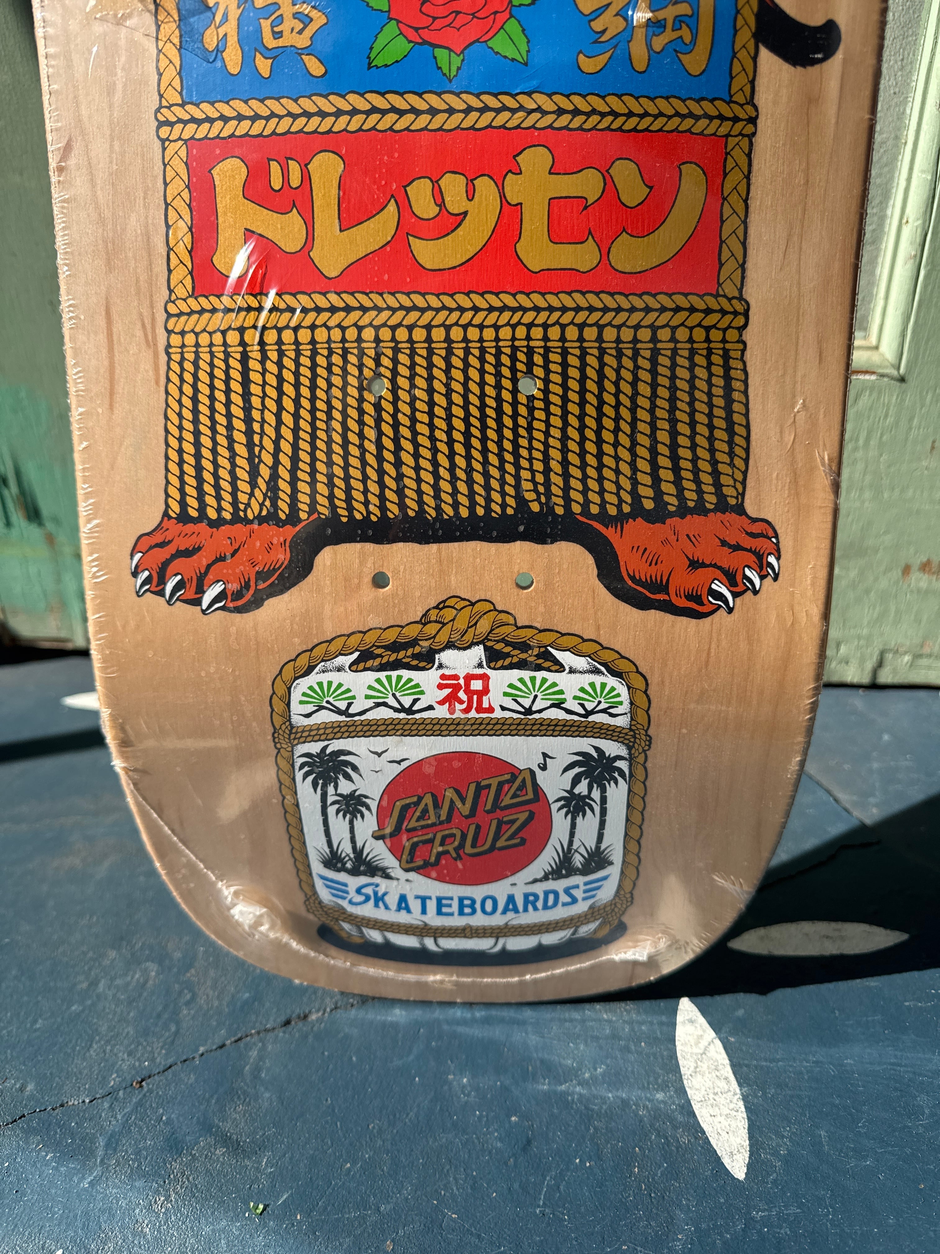 SantaCruz Eric Dressen Sumo Dogシェイプスケートボードデッキ