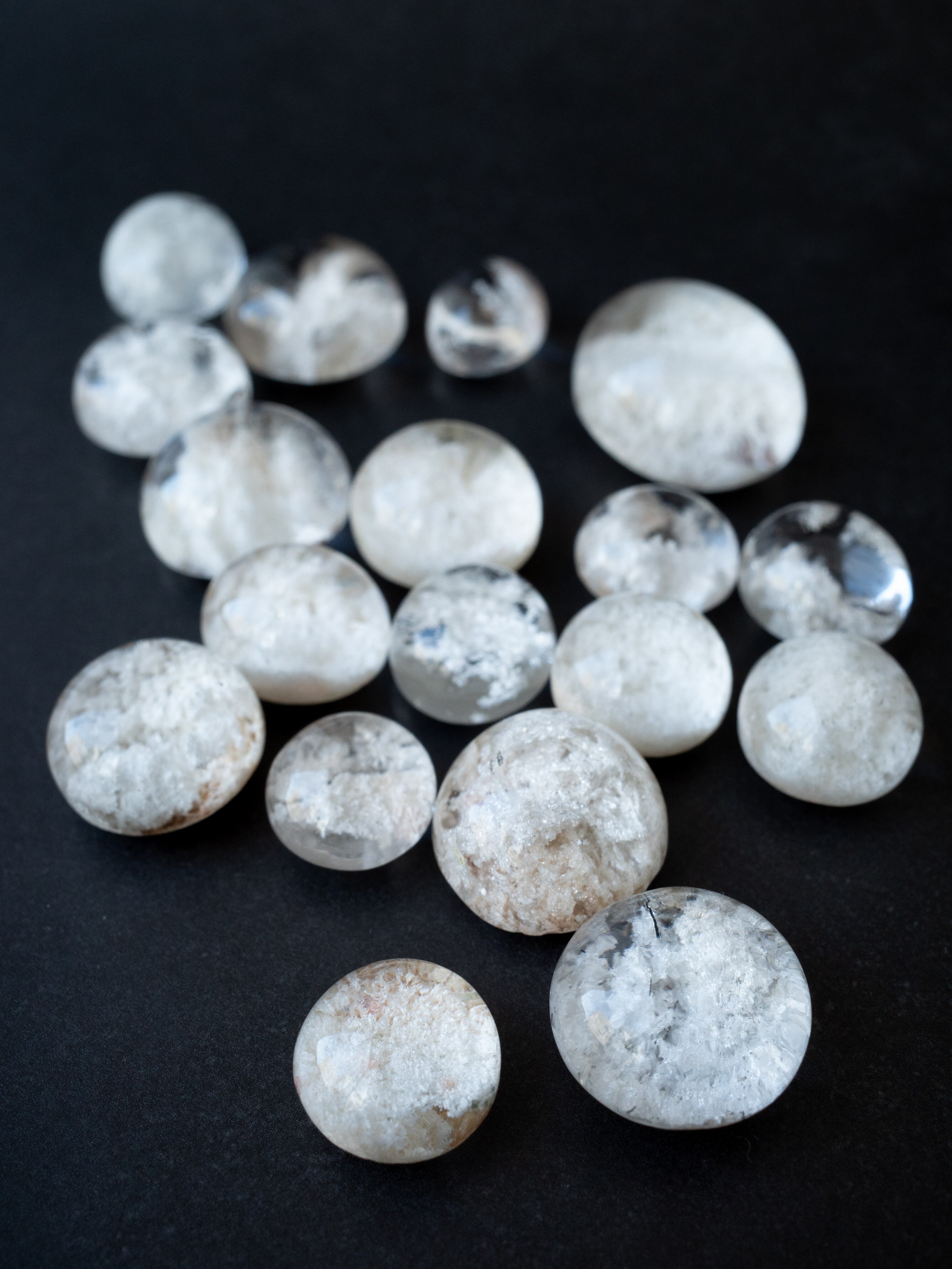 【中国産】ガーデンクォーツ ホワイトガーデンクォーツ - a14 | SELSHA