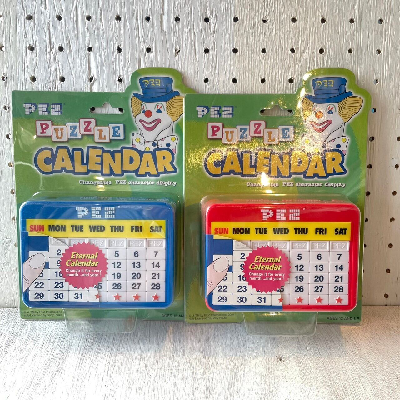 PEZ puzzle calendar パズル カレンダー クリアオレンジ