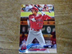 大谷翔平 RC 2018 TOPPS UPDATE