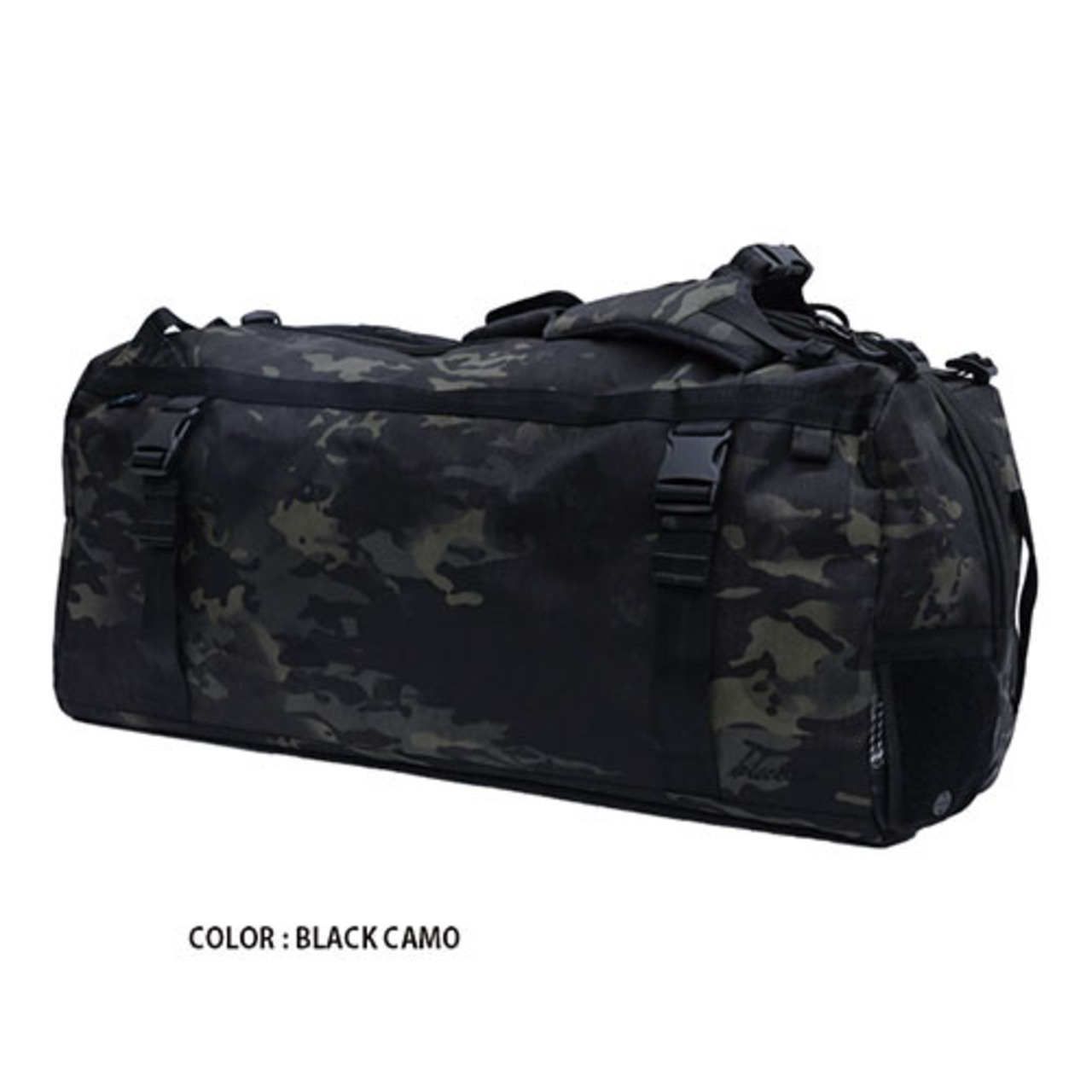 【blueeq】ブルイク HYBRID BOSTON BAG MEDIUM XPAC BK CAMO