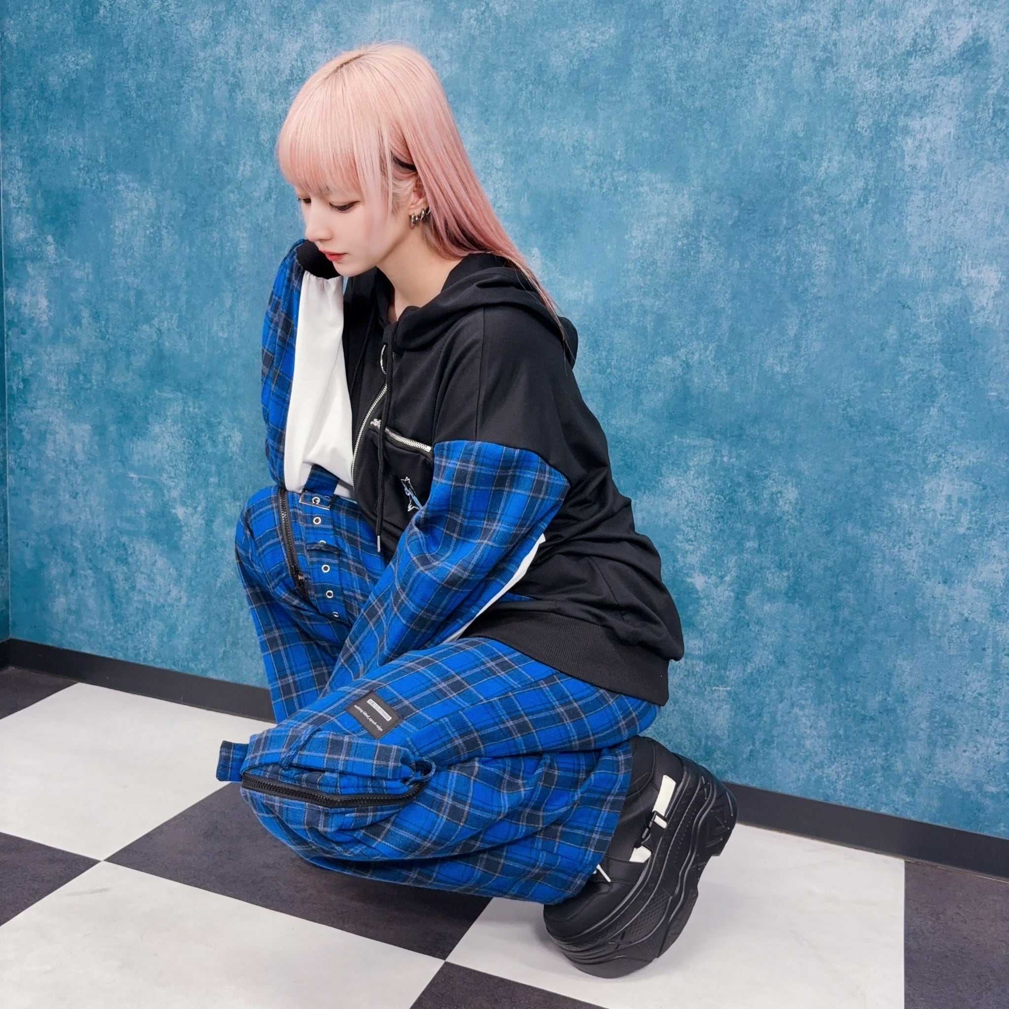 春夏先取り超軽量 3WAY CONVERTIBLE BLUE CHECK PANTS | NIER CLOTHING