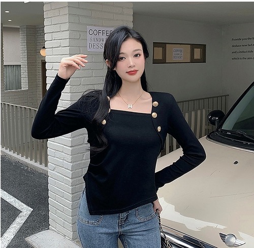 【大きいサイズL-4XL】ファッション/人気トップス♪ブラック/ホワイト2色展開◆sedmvm-718017