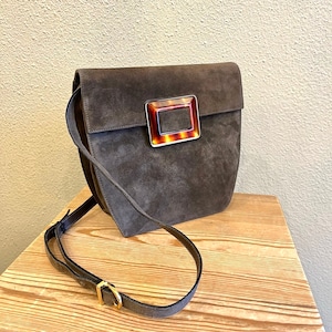 FERRAGAMO "Suede" Shoulder Bag