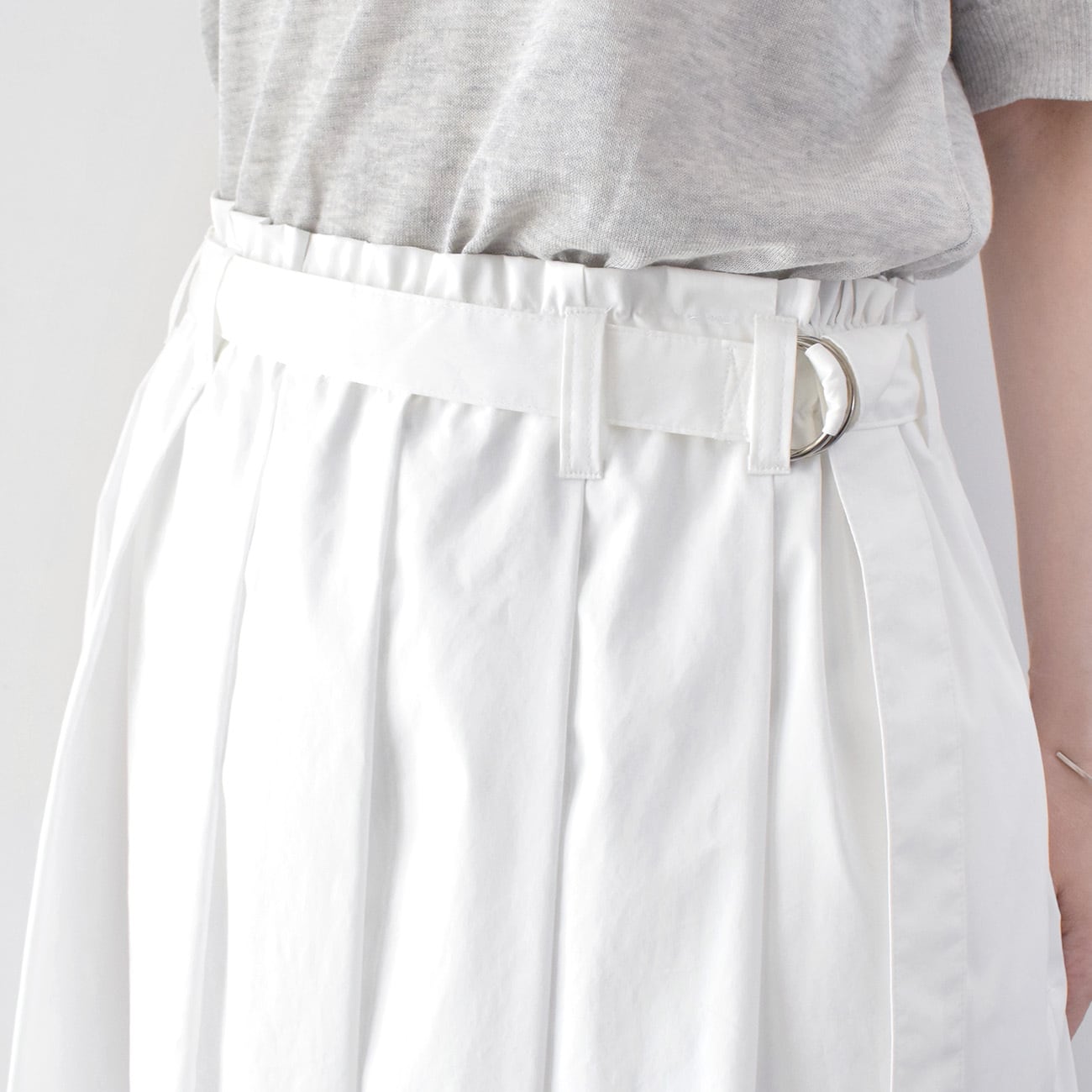 バルーンスカート：白［SK33STWH］ | skep-online shop