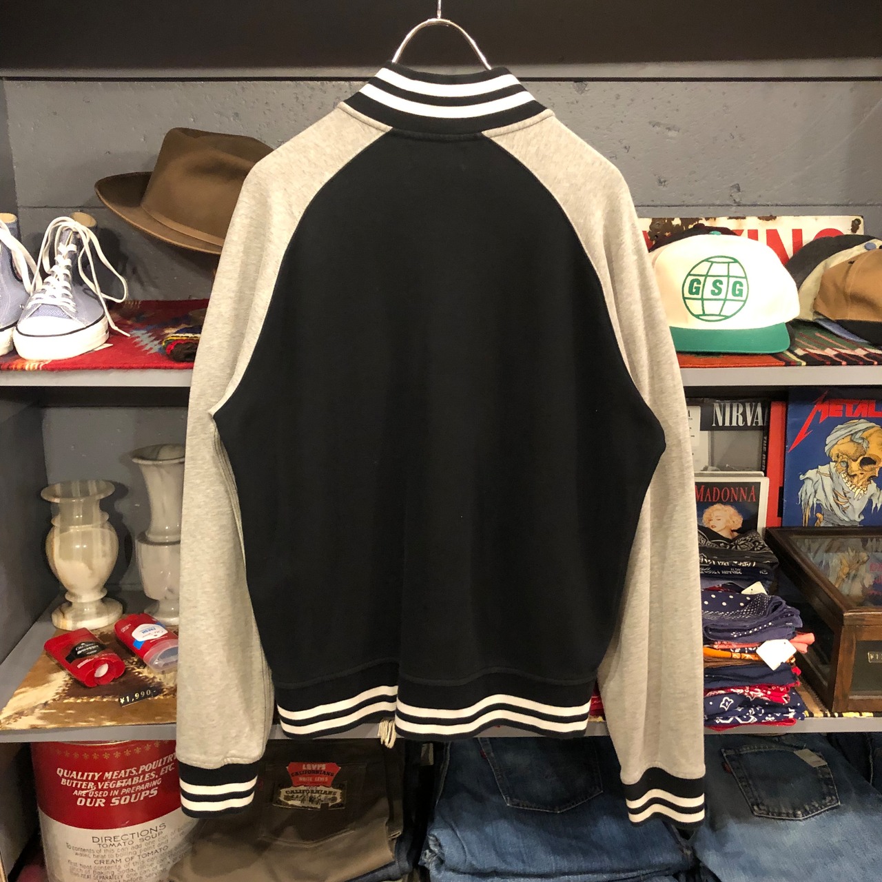 90s Polo by Ralph Lauren Sweat Varsity Jacket | VOSTOK