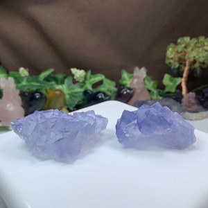 46.3個セット☆幻想的な色合い☆ヤオガンシャン産・パープルフローライト原石