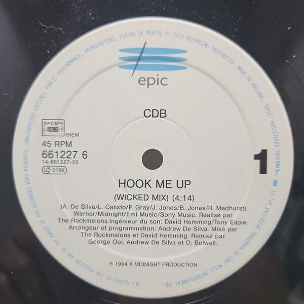 CDB / Hook Me Up [EPC 661227 6] - 画像3