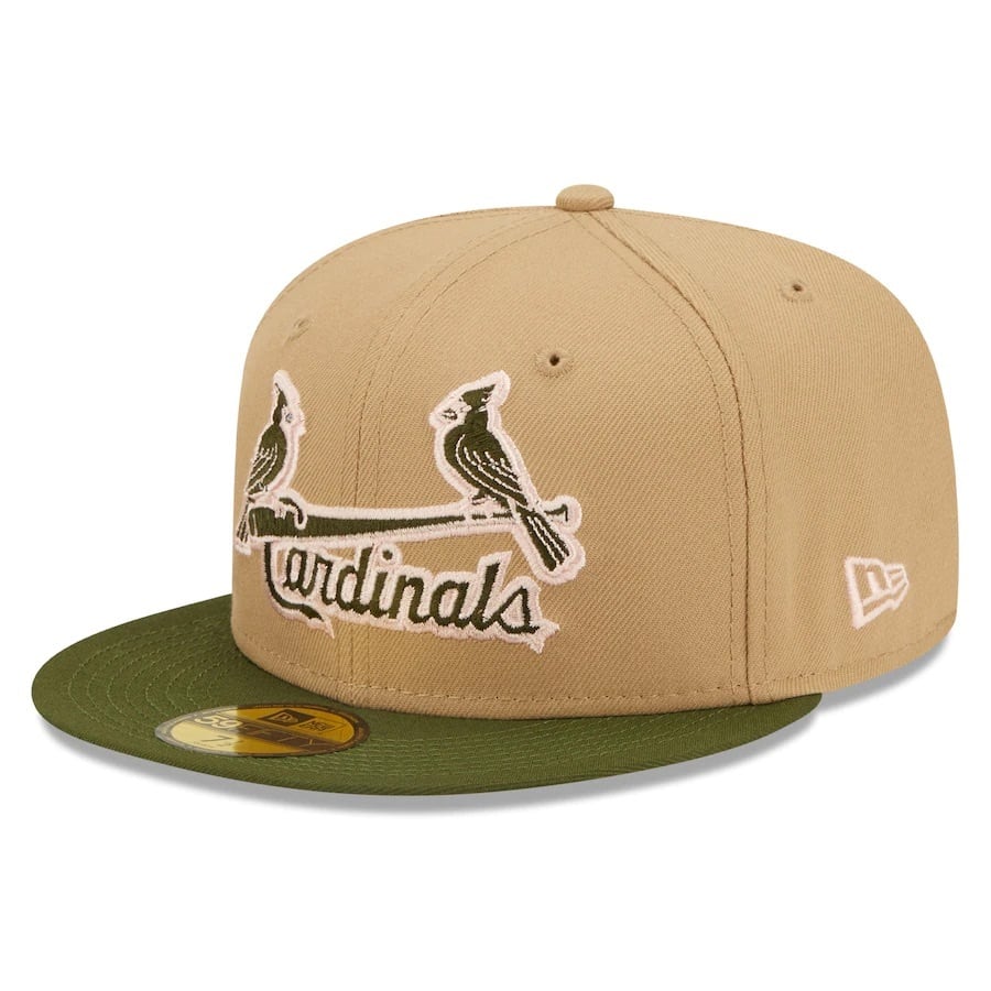 🔥St. Louis Cardinals 125th Anniversary Capsule Hat Anni Brown Size 7 1/4 ✅