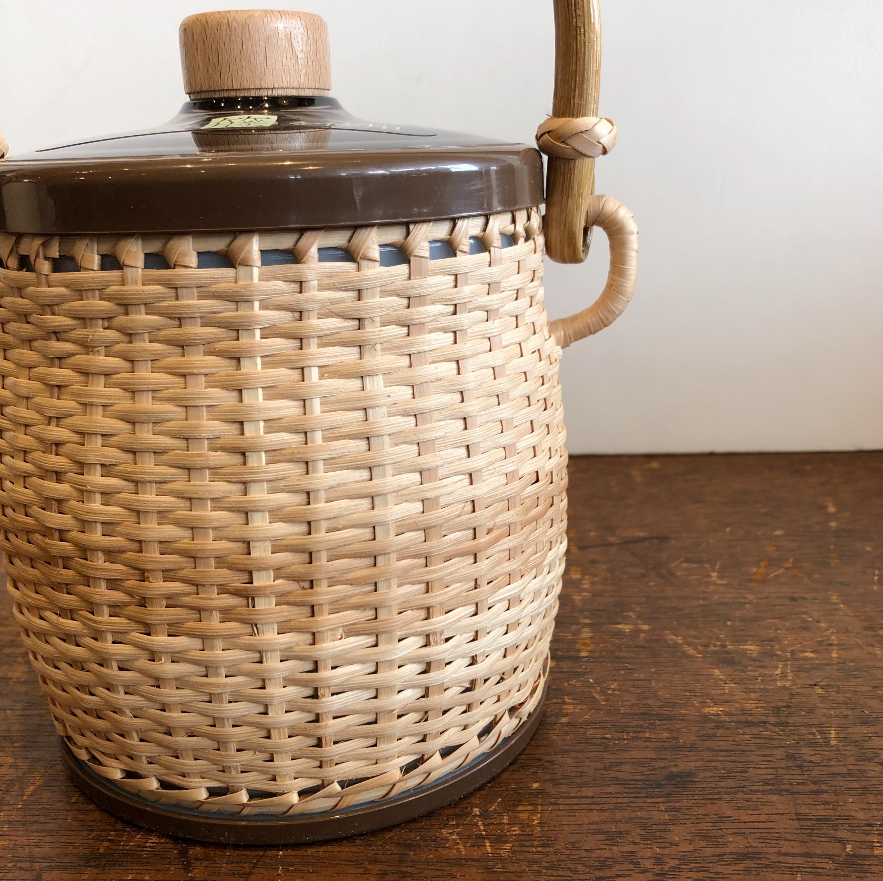 象印/籐/魔法瓶ポット/1.0ℓ&アイスペール/1.2ℓ 象印魔法瓶籐ポット＋アイス