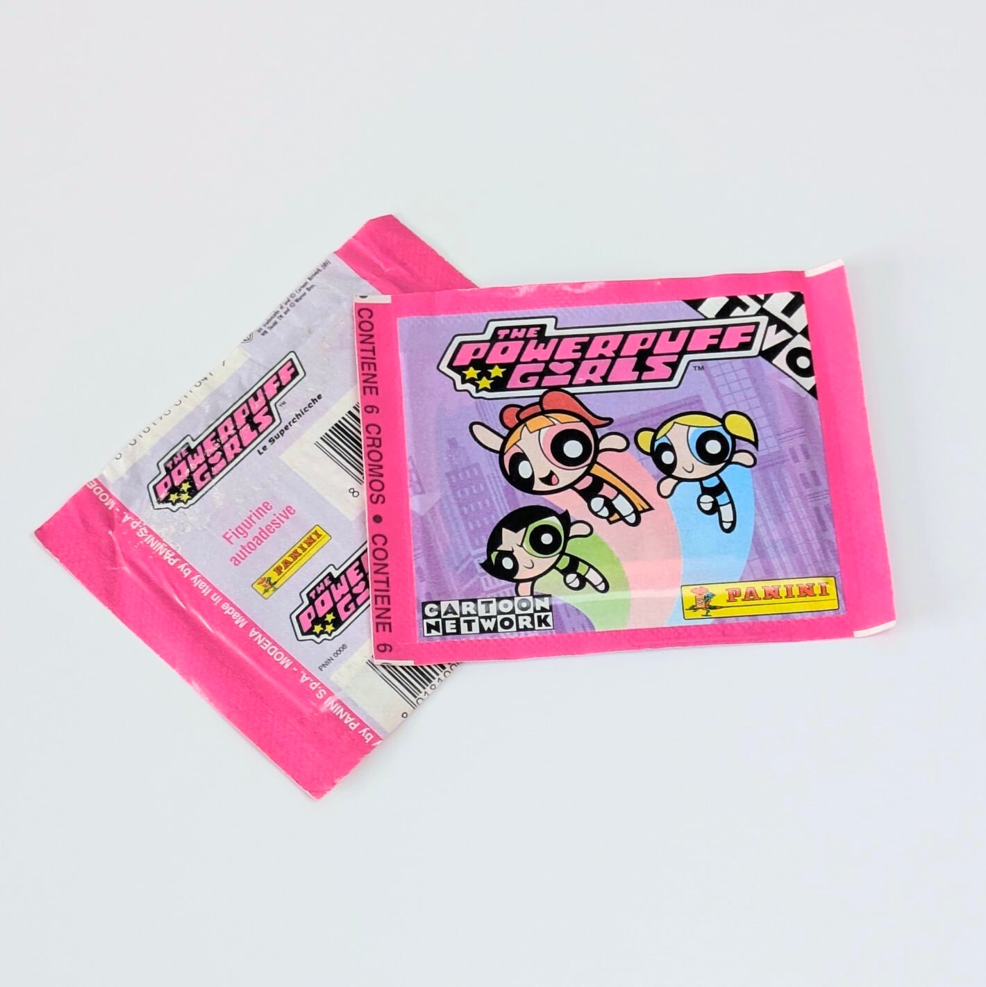 ☆送料無料！☆2000年製 パニーニ【 パワーパフガールズ（ The Powerpuff Girls ）】STICKER  カートゥーンネットワーク CARTOON NETWORK / VINTAGEステッカー単品 （1パック=6STICKER入）〚アメリカン雑貨 アメトイ〛