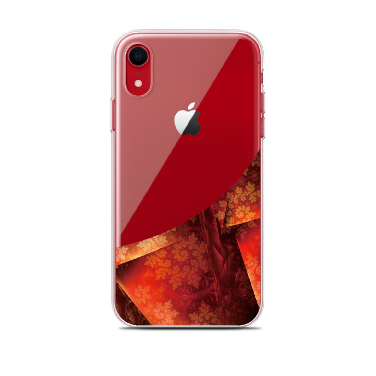 紅褄 - 和風 iPhone クリアケース（ハード or ソフト）