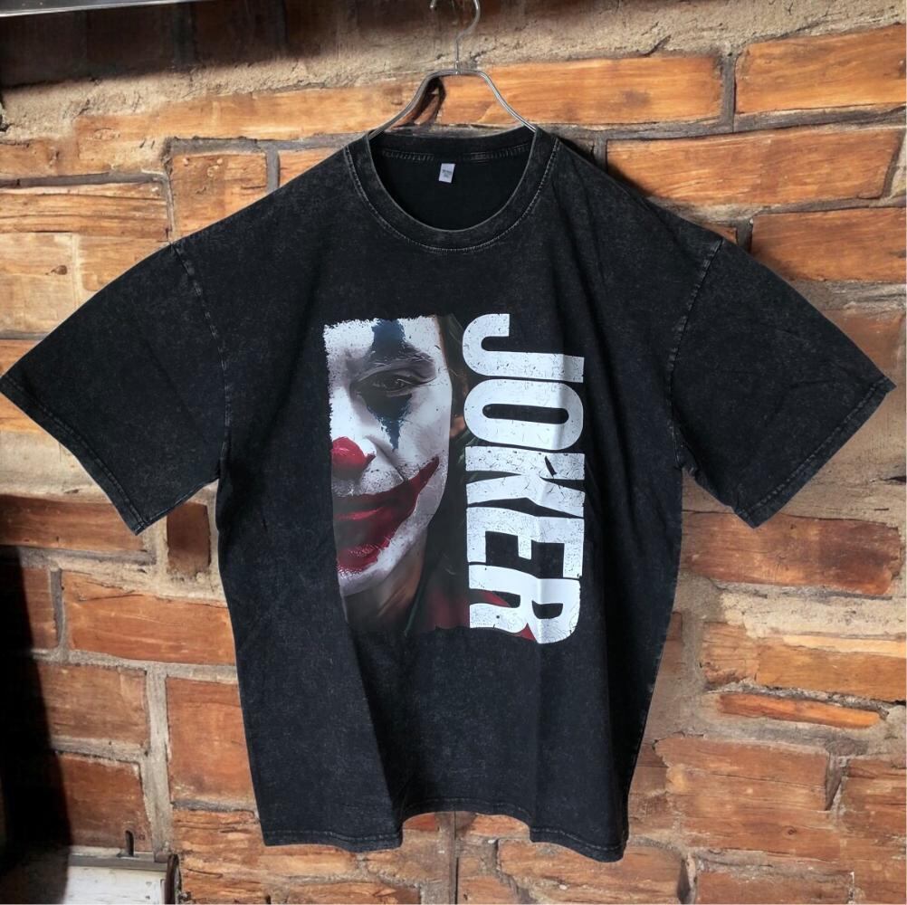 最狂ヴィラン】JOKER フェイス両面プリントTシャツ 2XL相当 | 吉田