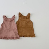 韓国子供服 / LINDO / スエード ワンピース *XS~XL*