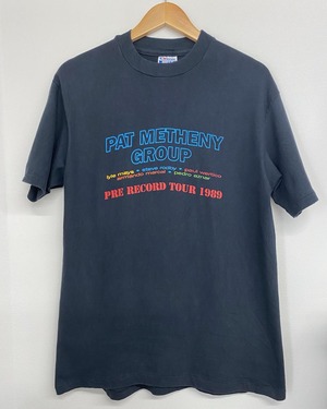 80sUSA Pat Metheny Group Cotton Print Tshirt/L