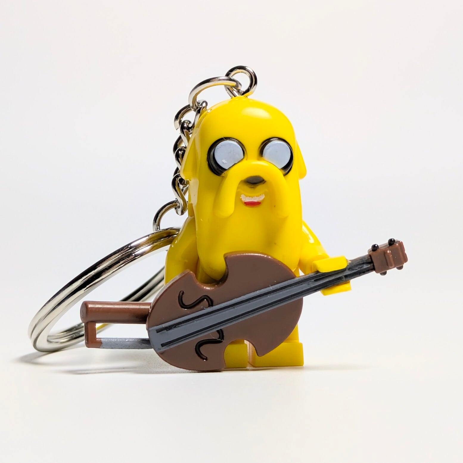 ☆ブロックフィギュアキーホルダー☆【 アドベンチャータイム  (Adveuture Time) 】ジェイク〚アメリカン雑貨 アメトイ〛