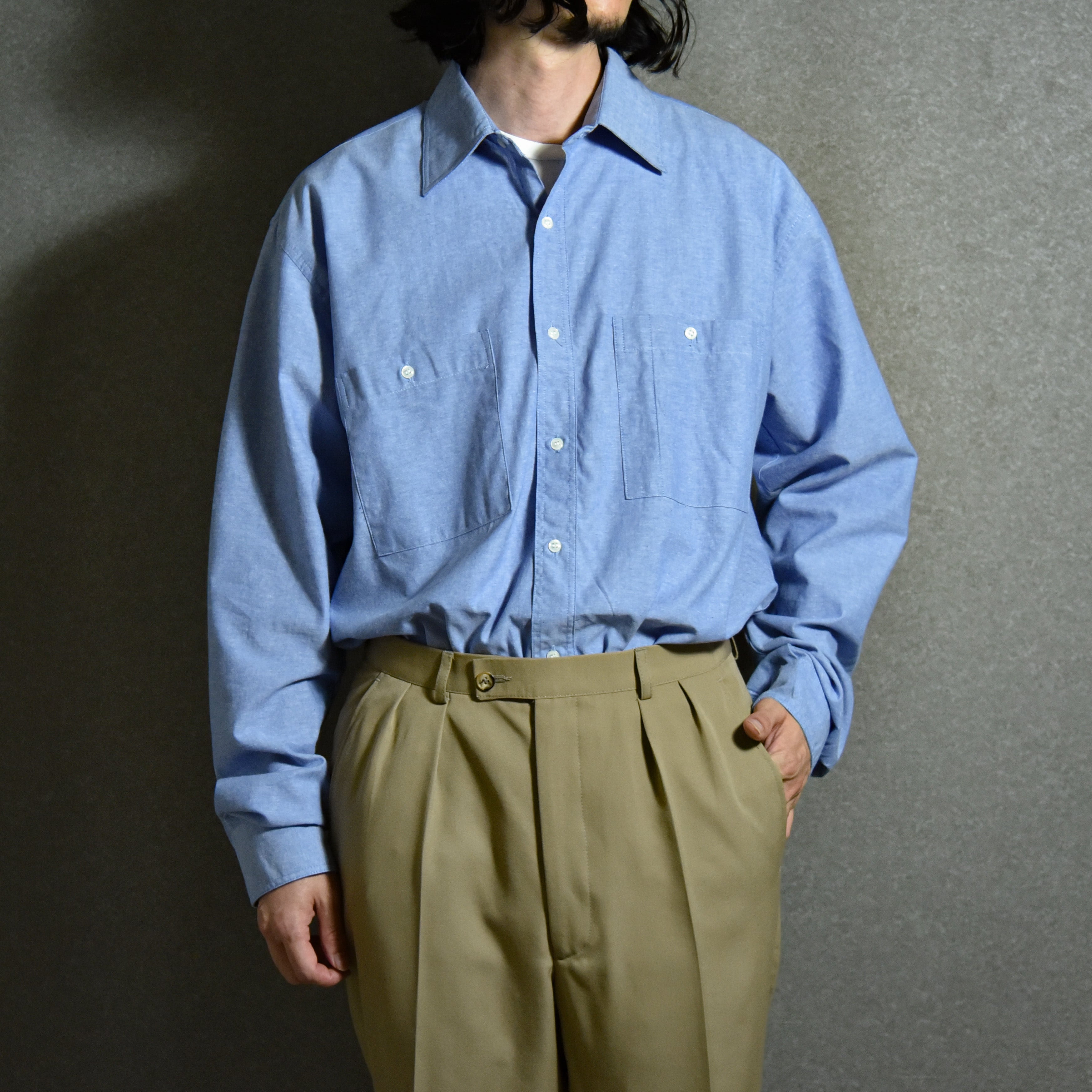 【ETS.MATERIAUX / マテリオ】Chambray シャツ