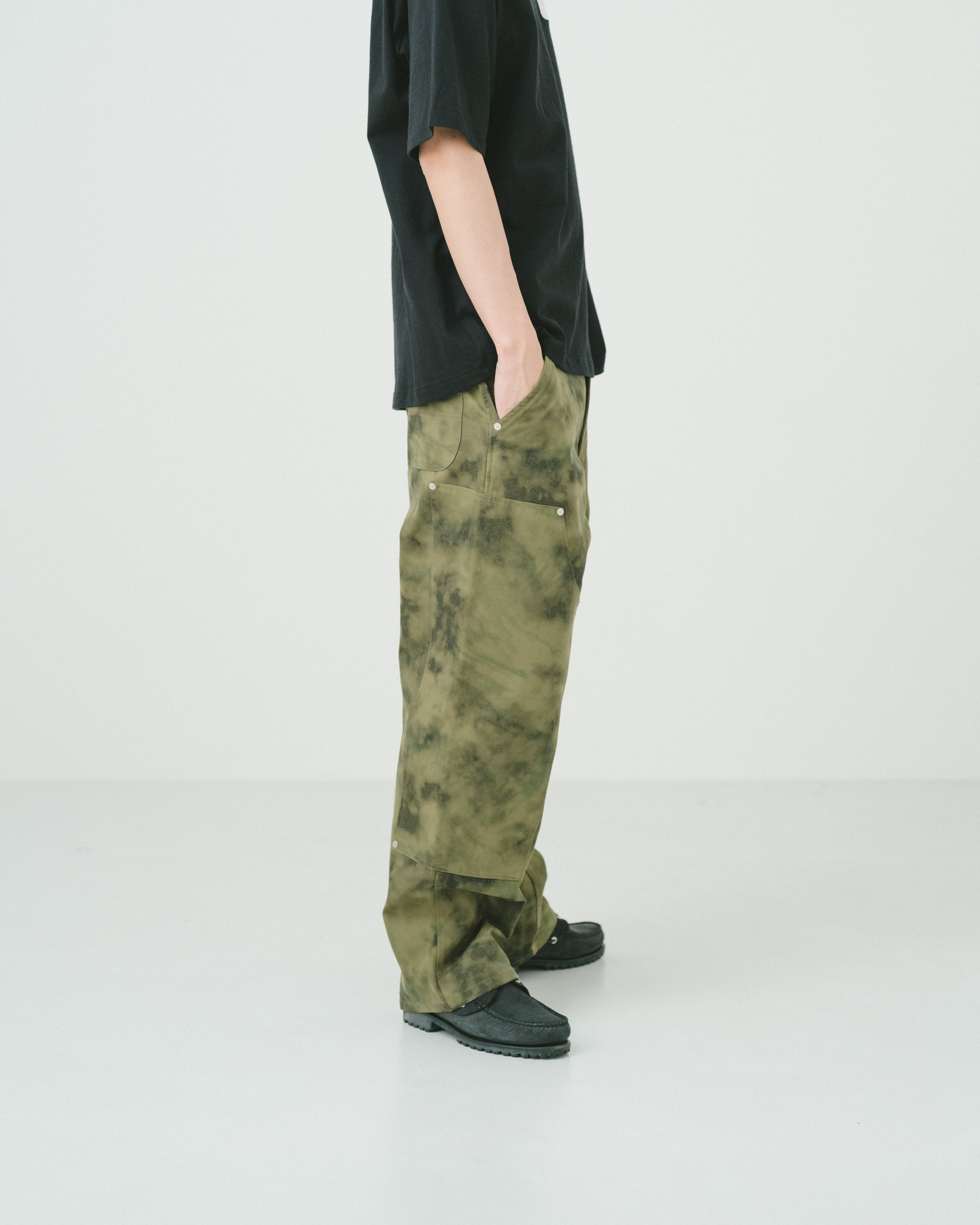 Camouflage double knee pants（KHAKI） | TTTMSW
