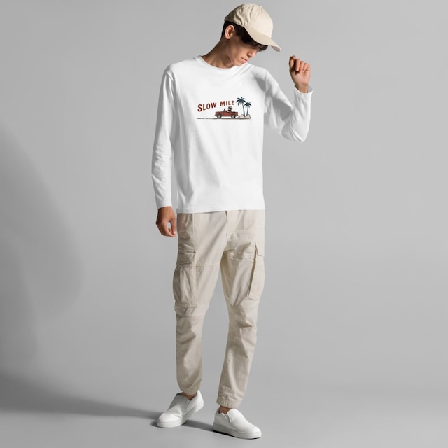 Palm Drive Long Sleeve Tee S0141