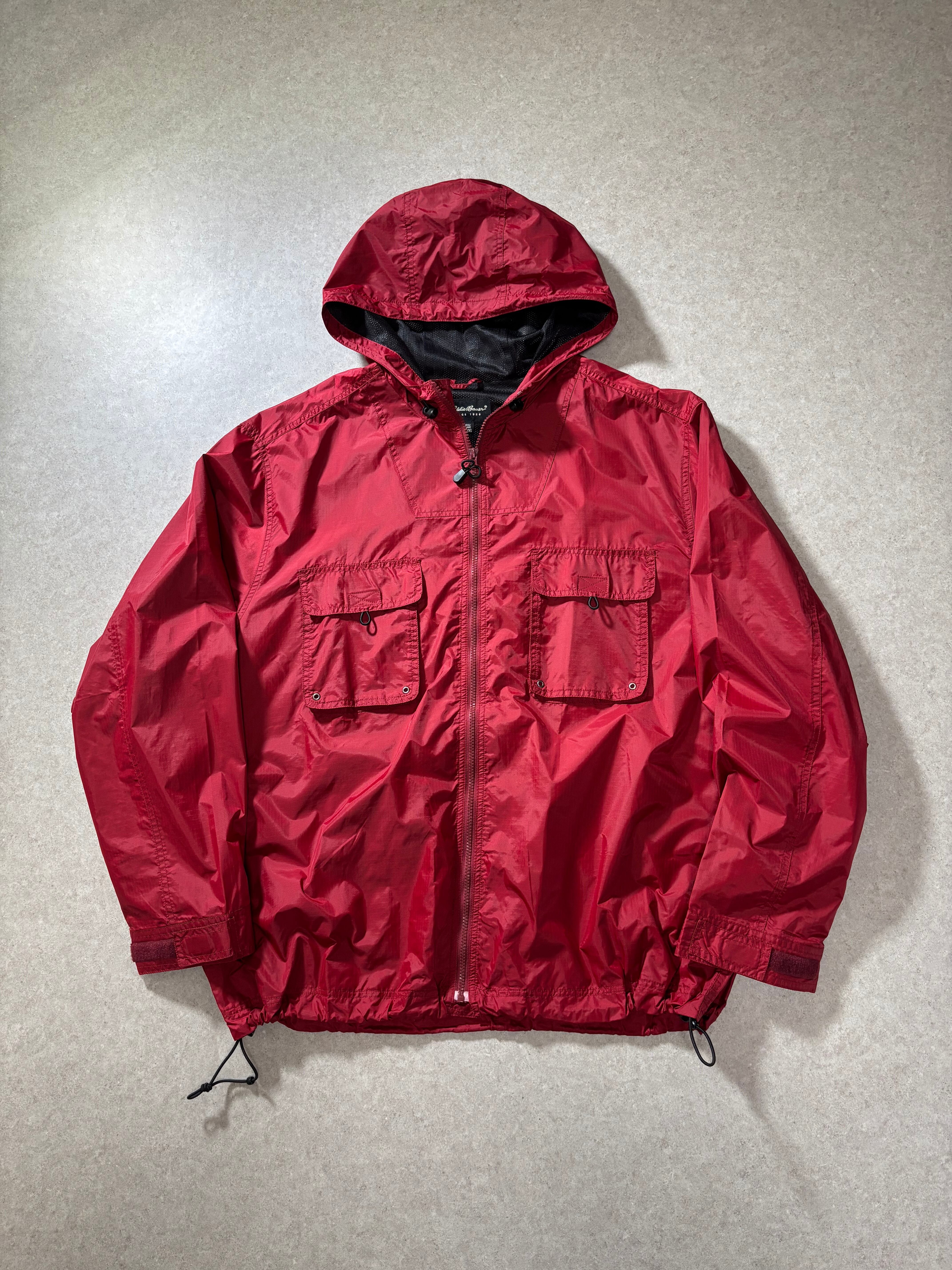 00s Eddie Bauer” red nylon jacket | 古着屋2000