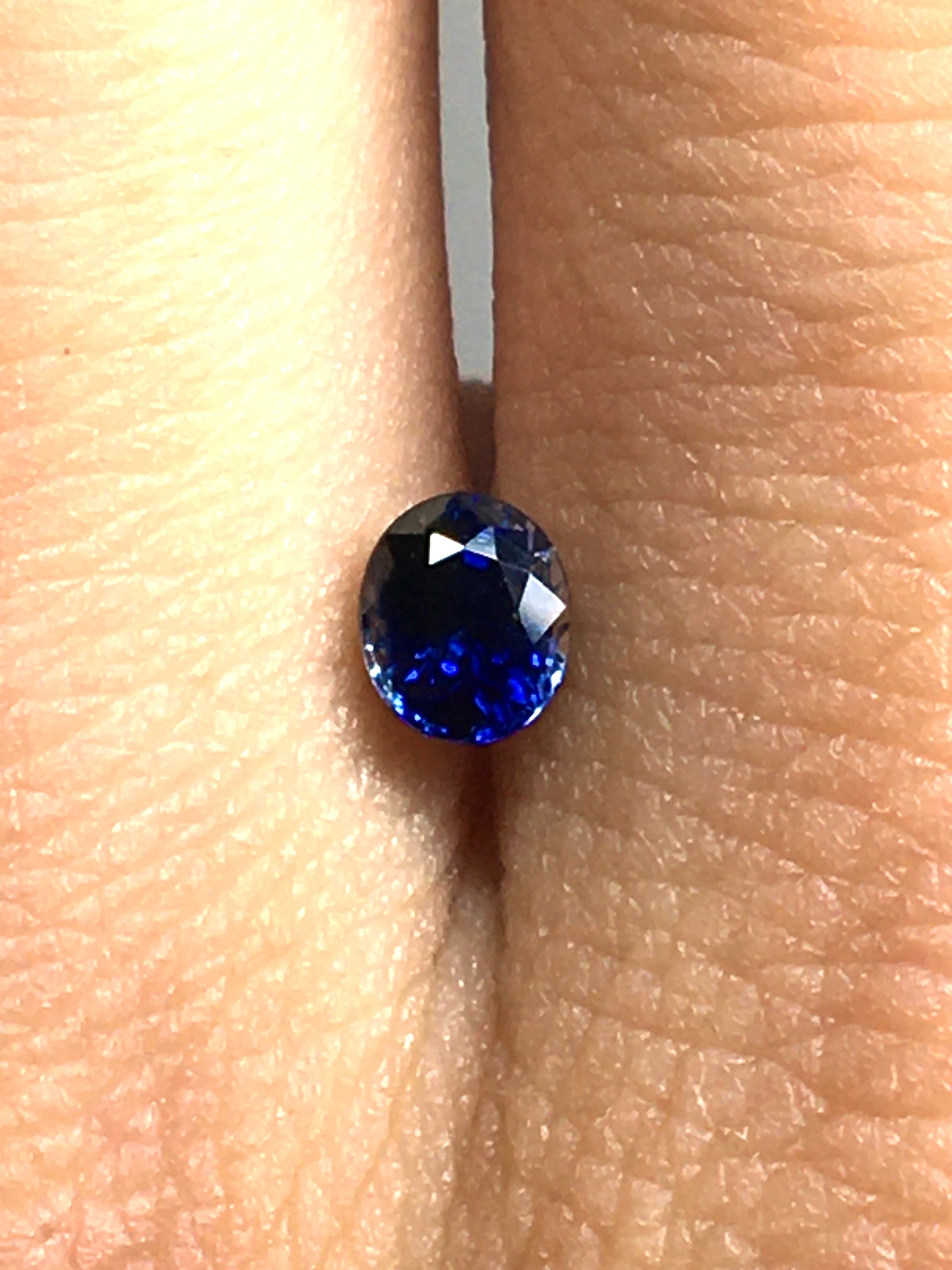 カラーサファイア バイカラーサファイア 0.404ctルース