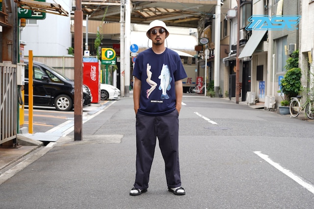 TASF  /  バスヌードTee  /  Navy