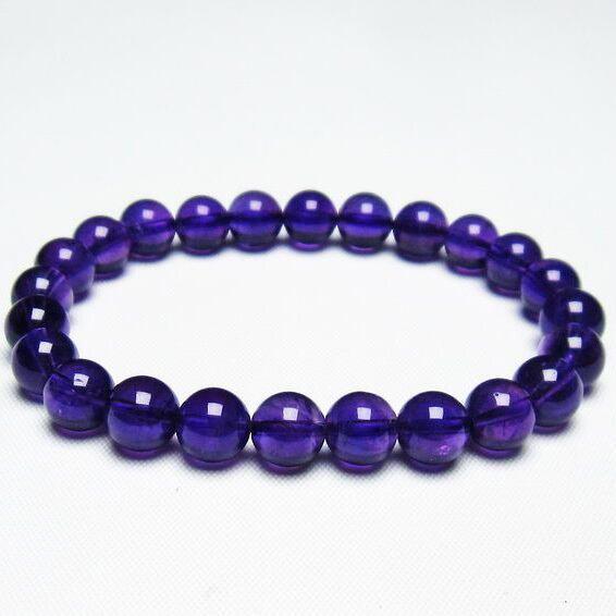 アメジスト ブレスレット 8mm [M便 1/10] 111-21602
