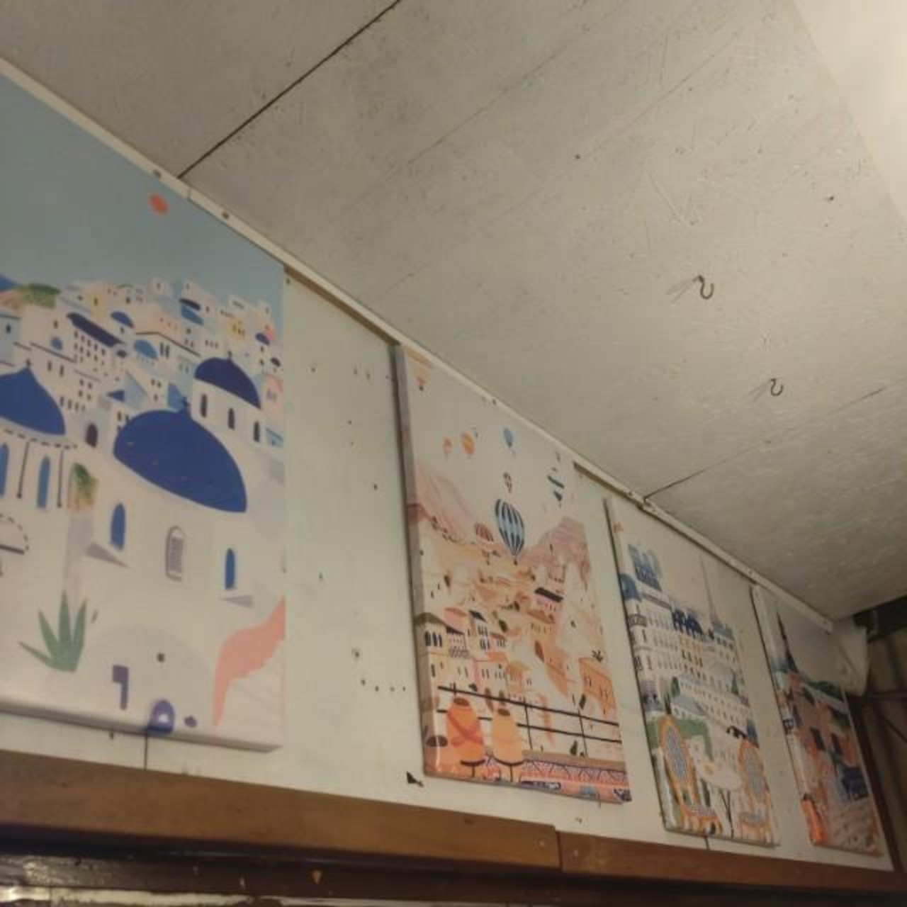 TOPANGA Zakka 地中海アートポスター　ラトビアリーガ　インテリア　壁掛け　置き型　空間演出　アート　　