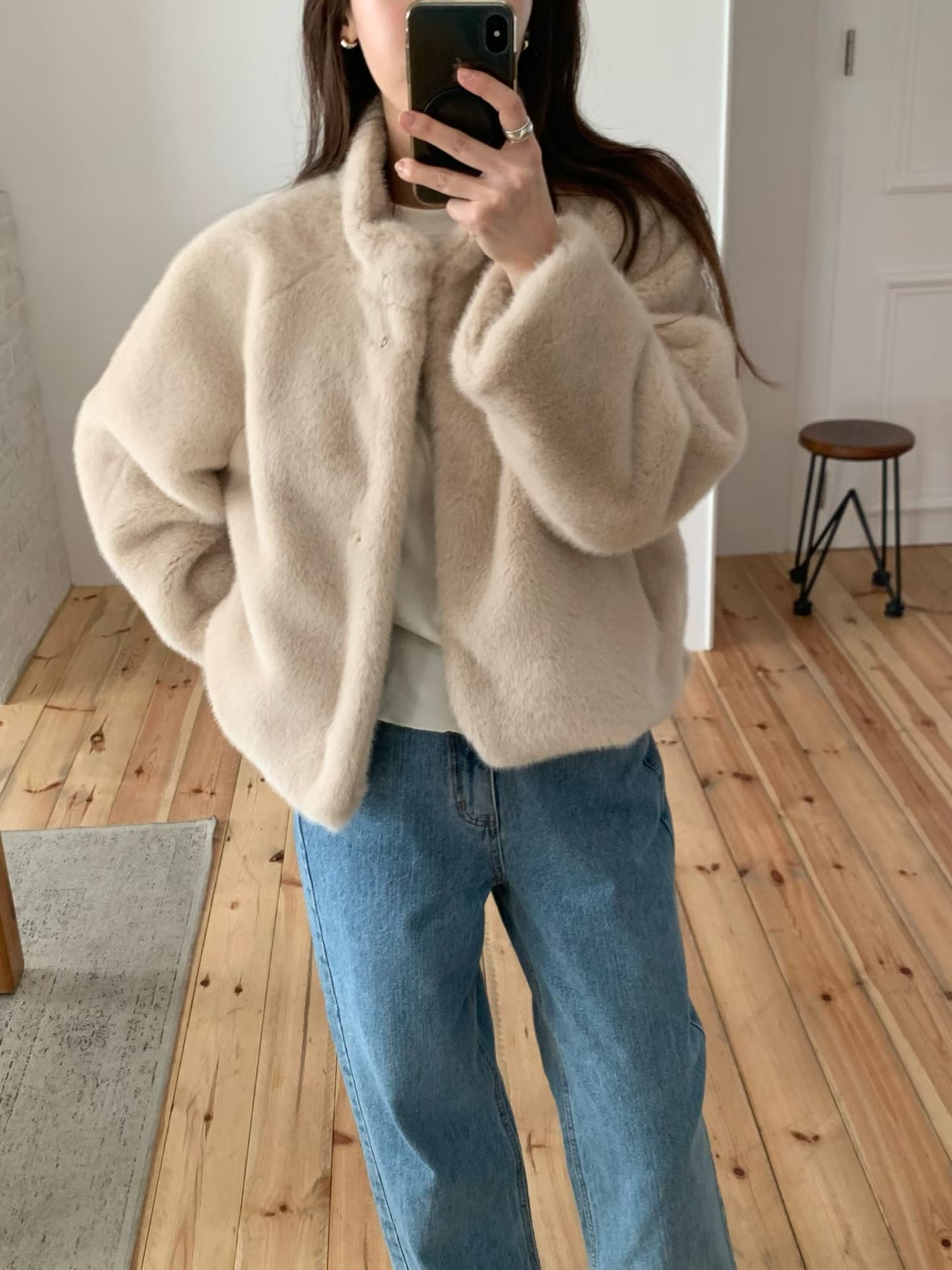 (予約) fl lanel / Mink fur jacket 3color