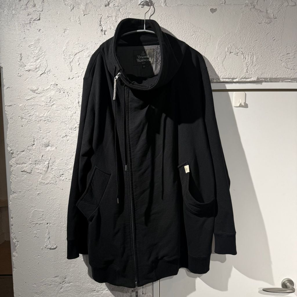 ヴィヴィアンウエストウッド　長袖カットソーブルゾン　ブラック Vivienne Westwood MAN ヴィヴィアンウエストウッドマン 22AW Mint