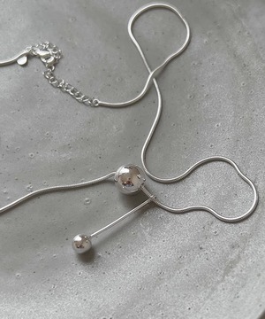 メタルボールネックレス【e-70042】