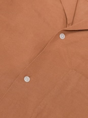 Washed Tencell Open Collar Shirts