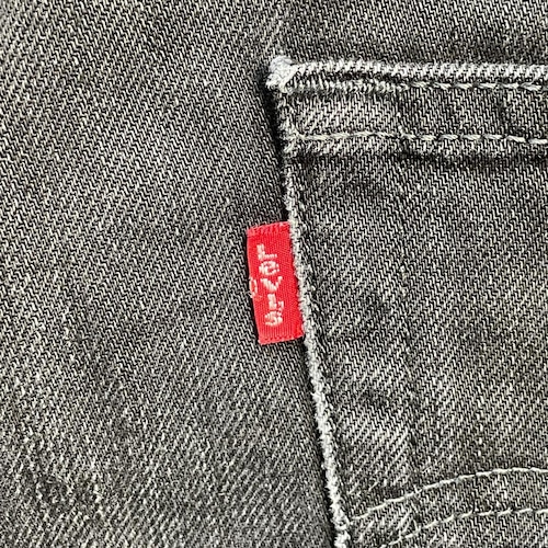 【W31 L32】 メキシコ製 levi's ブラックデニム リーバイス 501 詳細写真19