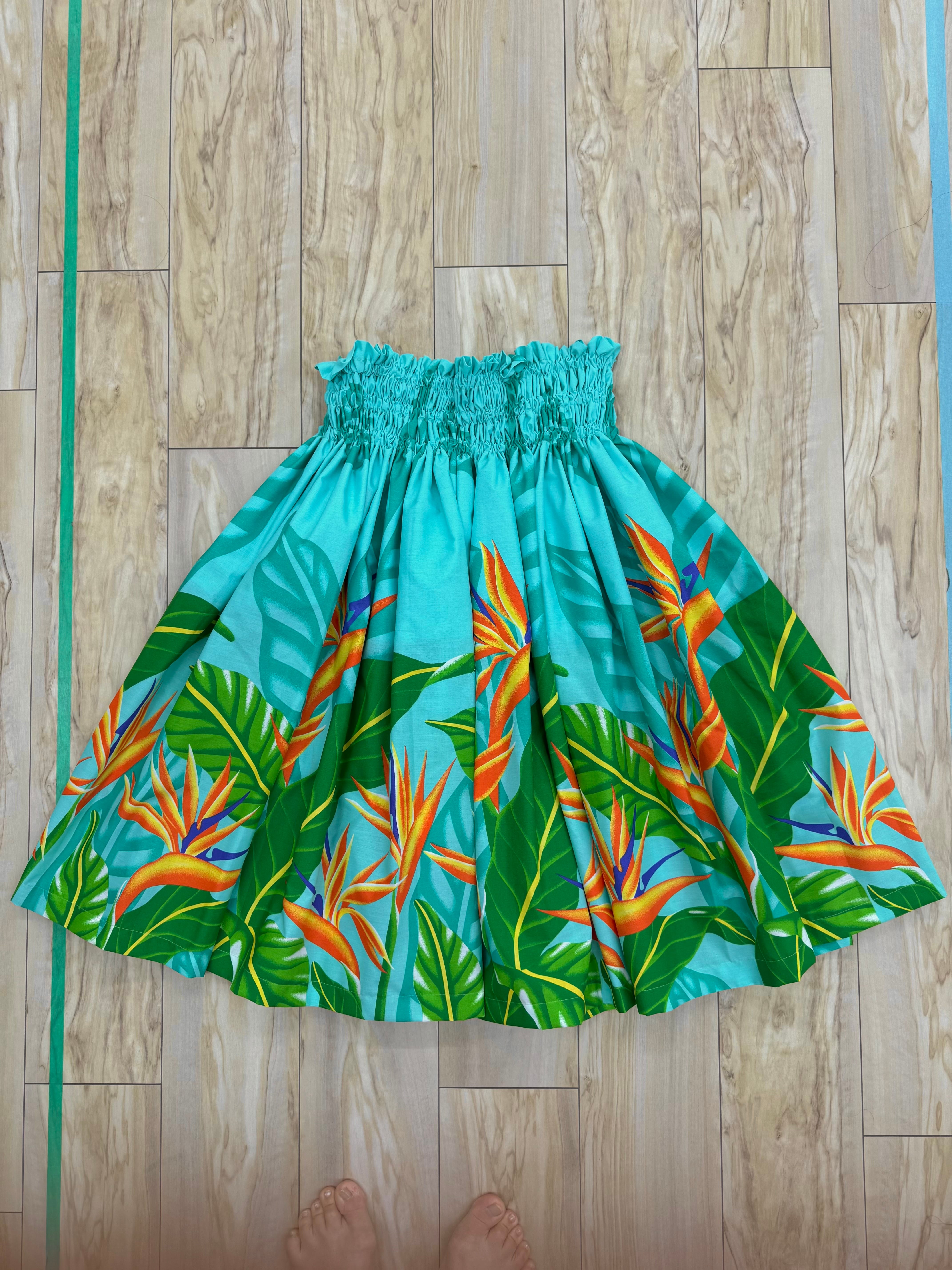 極楽鳥花柄 パウスカート 丈73cm | Hula Shop ALohaLei